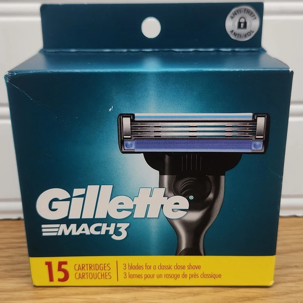 Gillette Mach3 Razor 15 Cartridges - Picture 1 of 1